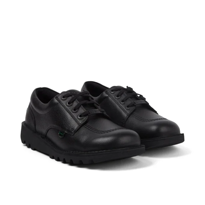 Zapatillas de cuero Kick Lo Tab para hombre, negras