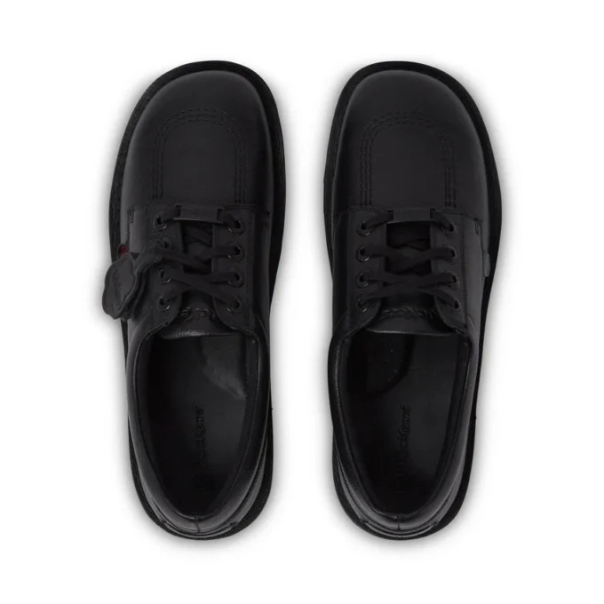 Zapatillas de cuero Kick Lo Tab para hombre, negras