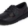 Zapatillas de cuero Kick Lo Tab para hombre, negras