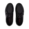 Zapatillas de piel Troiko Wall para hombre joven, negras