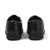Zapatillas de piel Troiko Wall para hombre joven, negras