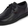 Zapatillas de piel Troiko Wall para hombre joven, negras