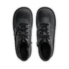 Zapatillas Kick Hi Zip de imitación de cuero unisex para niños, color negro