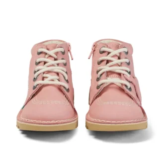 Zapatillas Kick Hi Zip de nubuck para niño/a, rosa claro