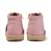 Zapatillas Kick Hi Zip de nubuck para niño/a, rosa claro