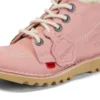 Zapatillas Kick Hi Zip de nubuck para niño/a, rosa claro