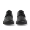 Zapatillas Kick Lo de cuero acolchado para hombre, color negro