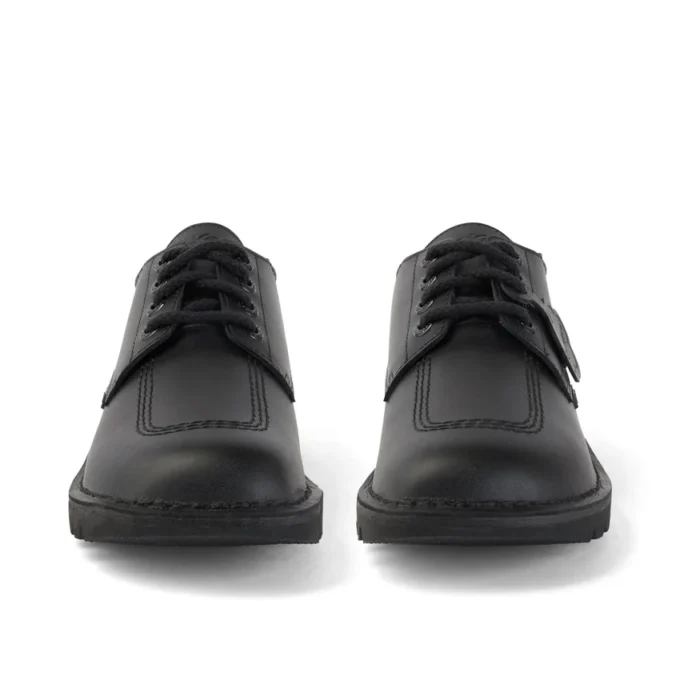 Zapatillas Kick Lo de cuero acolchado para hombre, color negro