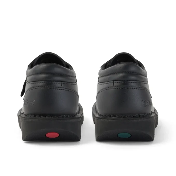Zapatillas Kick Lo de cuero acolchado para hombre, color negro