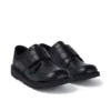 Zapatillas Kick Lo Scuff de piel para niño, color negro