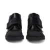 Zapatillas Kick Mid Scuff de piel para niño, en negro