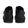 Zapatillas Kick Mid Scuff de piel para niño, en negro