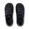 Zapatillas Kick Scuff Twin de piel para niño, en negro