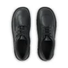 Zapatillas Kick Shoe Tumble de cuero negro unisex para adultos