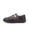 Zapatillas Kick T-Bar Goldie unisex para adultos, negras