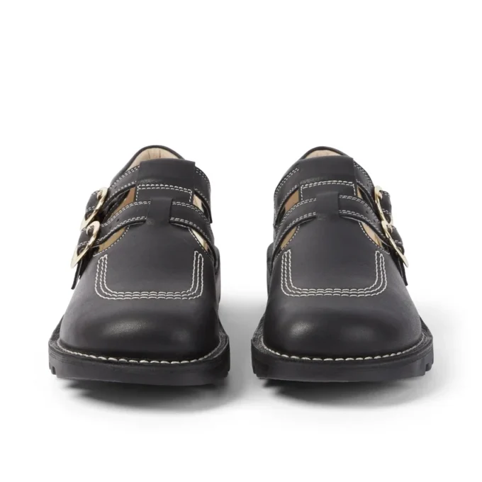 Zapatillas Kick T-Bar Goldie unisex para adultos, negras