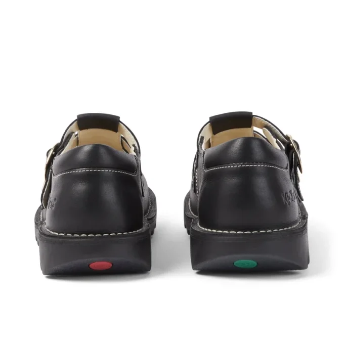 Zapatillas Kick T-Bar Goldie unisex para adultos, negras