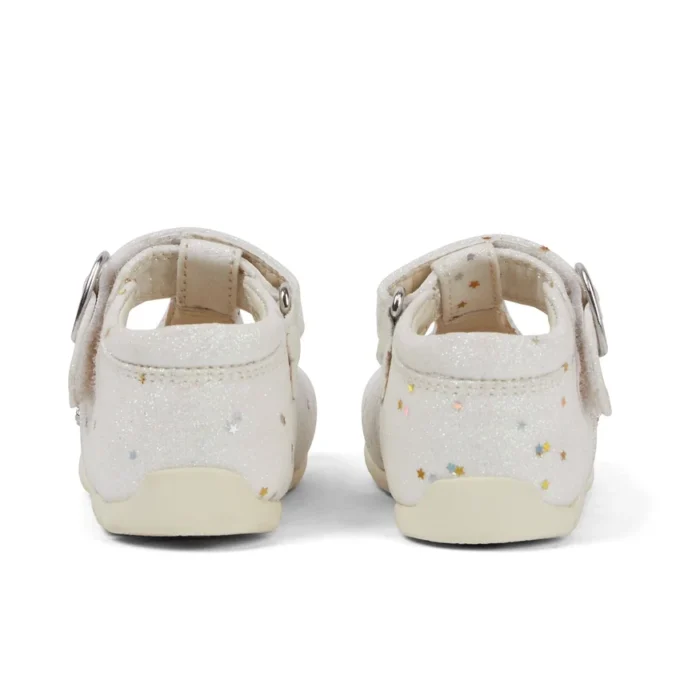 Zapatillas Kick T Glitter unisex para bebé, blancas