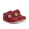 Zapatillas Kick T Glitter unisex para bebé, rojas