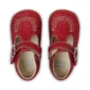 Zapatillas Kick T Glitter unisex para bebé, rojas