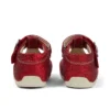 Zapatillas Kick T Glitter unisex para bebé, rojas