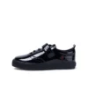 Zapatillas Tovni Brogue para niñas, charol negro