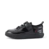 Zapatillas Tovni Brogue para niñas pequeñas, charol negro