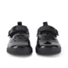 Zapatillas Tovni Brogue para niñas pequeñas, charol negro