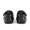 Zapatillas Tovni Brogue para niñas pequeñas, charol negro