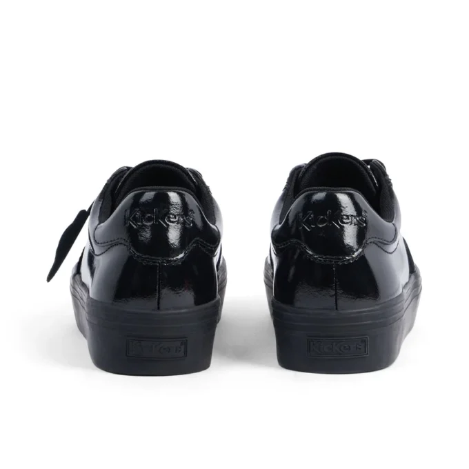 Zapatillas Tovni Stack Lo Flower de charol negro para niñas