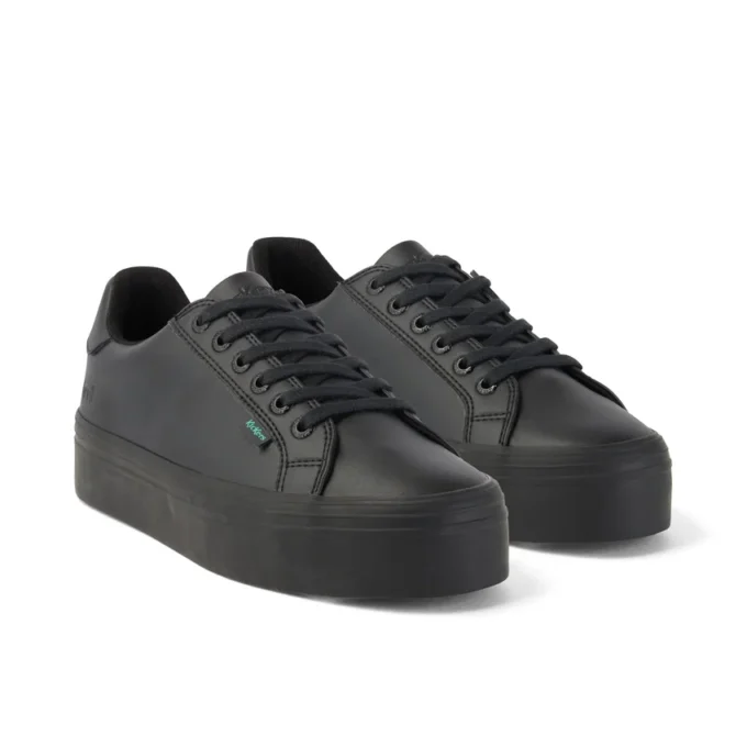 Tovni Stack para mujer, alternativa al cuero, negro