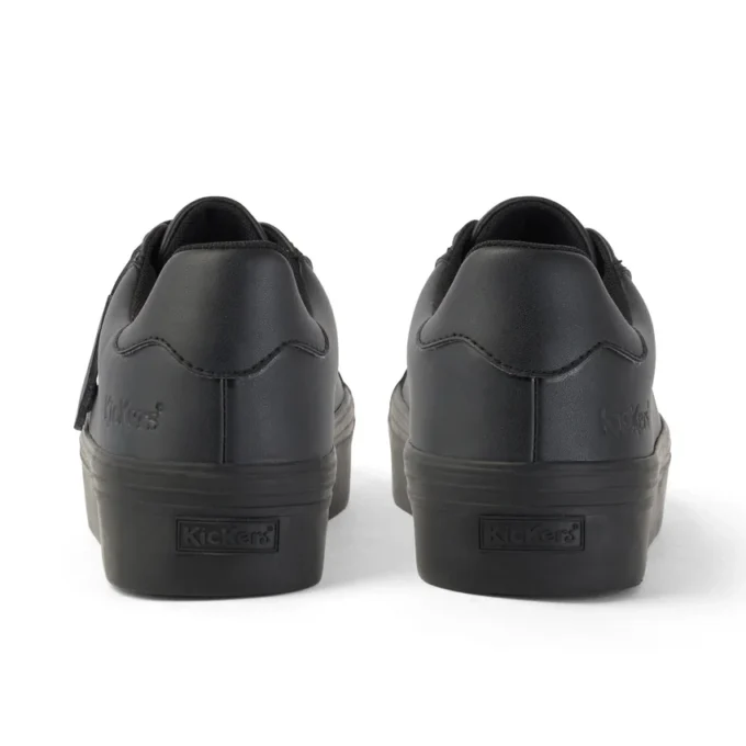 Tovni Stack para mujer, alternativa al cuero, negro