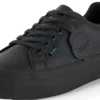 Tovni Stack para mujer, alternativa al cuero, negro