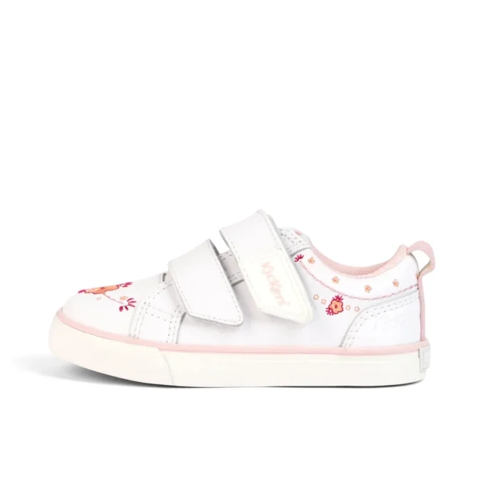 Zapatillas Tovni Twin Happy para niñas, de piel blanca
