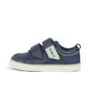 Zapatillas Tovni Twin ZigZag para niño pequeño, de cuero azul marino