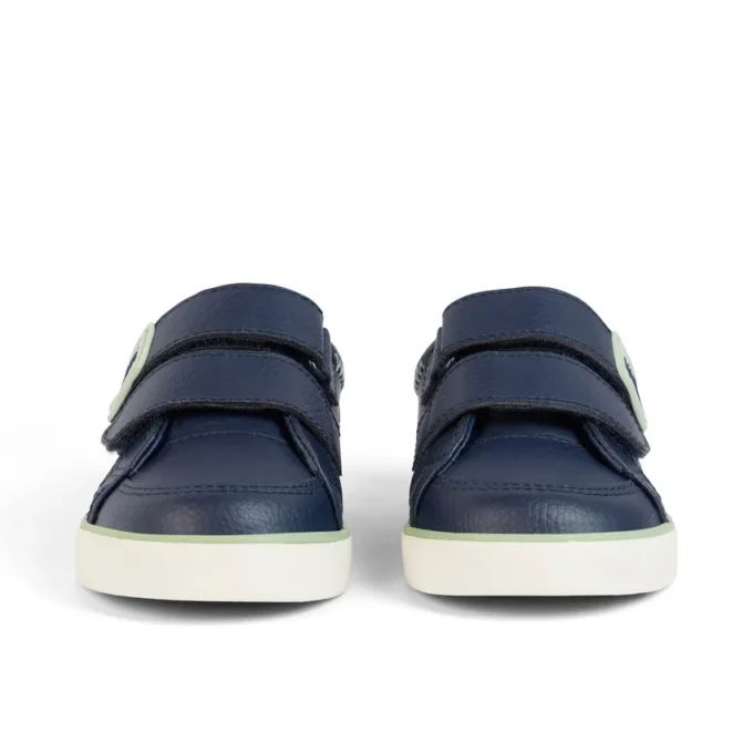Zapatillas Tovni Twin ZigZag para niño pequeño, de cuero azul marino