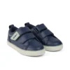 Zapatillas Tovni Twin ZigZag para niño pequeño, de cuero azul marino