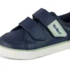 Zapatillas Tovni Twin ZigZag para niño pequeño, de cuero azul marino
