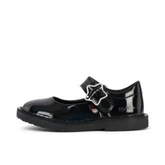 Zapatos Adlar MJ Stardust de charol negro para niñas
