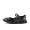 Zapatos de charol Adlar Heart Mj para niña, negros