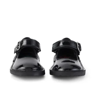 Zapatos de charol Adlar Heart Mj para niña, negros