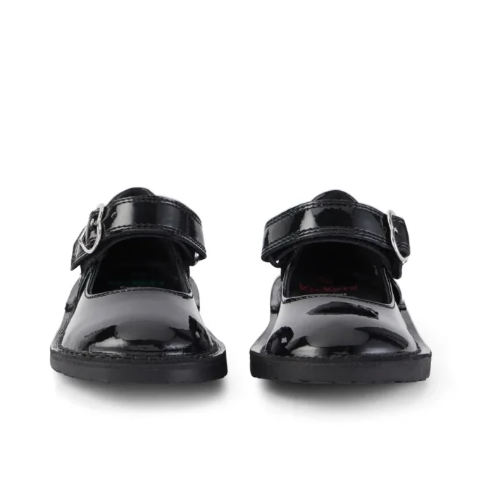 Zapatos de charol Adlar Heart Mj para niña, negros
