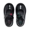 Zapatos de charol Adlar Heart Mj para niña, negros