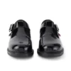 Zapatos de charol con barra en T Lach para niñas, color negro