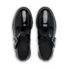 Zapatos de charol con barra en T Lach para niñas, color negro