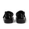 Zapatos de charol con lazo y barra en T Adlar para niñas, en negro