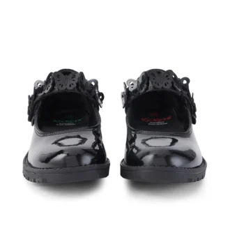 Zapatos de charol Lachly Butterfly MJ para niñas, en color negro