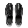 Zapatos de mujer Kori con cordones, piel de alto brillo, negros