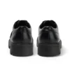 Zapatos de mujer Kori con cordones, piel de alto brillo, negros