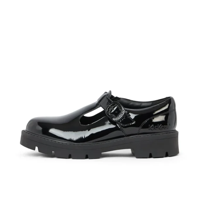 Zapatos de mujer Kori T Bar de charol negro